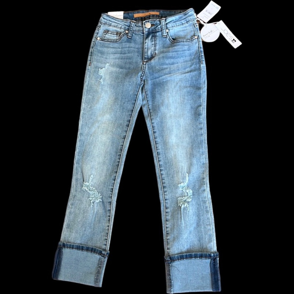 Joe’s Jeans Mid Rise Skinny Roll Crop Girls size 14 NWT $45 Nordstrom